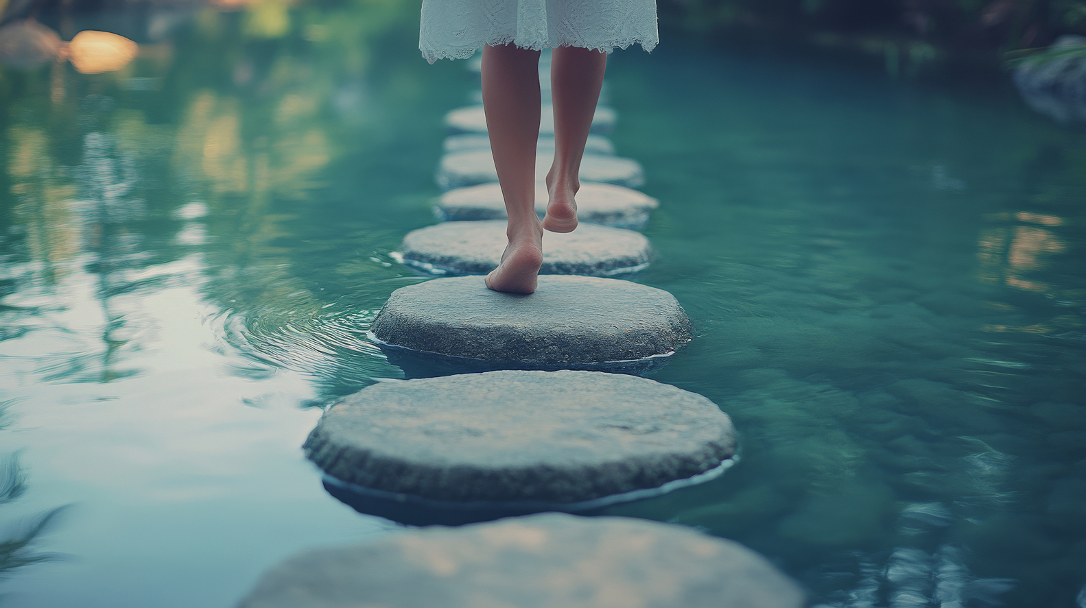 A woman smiling and working in her garden